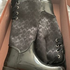 Coach rain boots